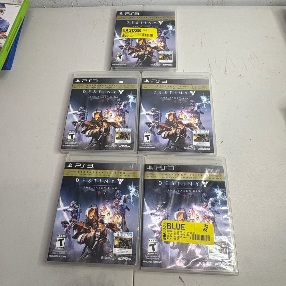 Destiny The Taken King Legendary Edition PS3 Bundle 5 Discs BUNDLE LOT